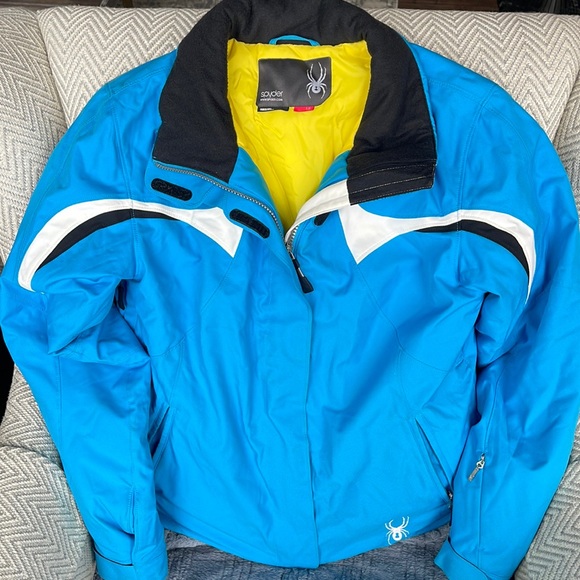 SPYDER blue ski jacket - Picture 1 of 8